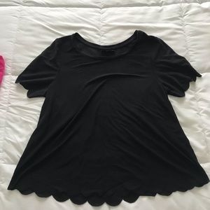 Scalloped Tee